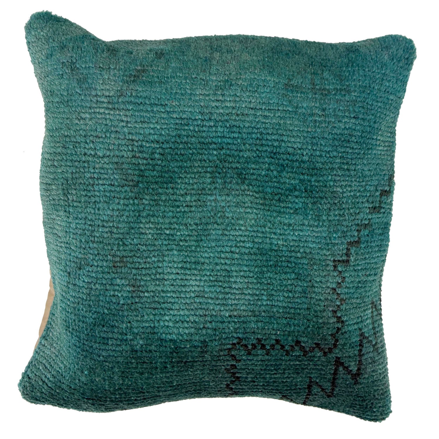 Overdyed Balochi Cushion Cover 1' 5" x 1' 4" ft / 42 x 40 cm - No. 38529