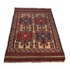 Handmade Vintage Kilim 2' 9" x 4' 4" ft / 84 x 132 cm - No. 3983