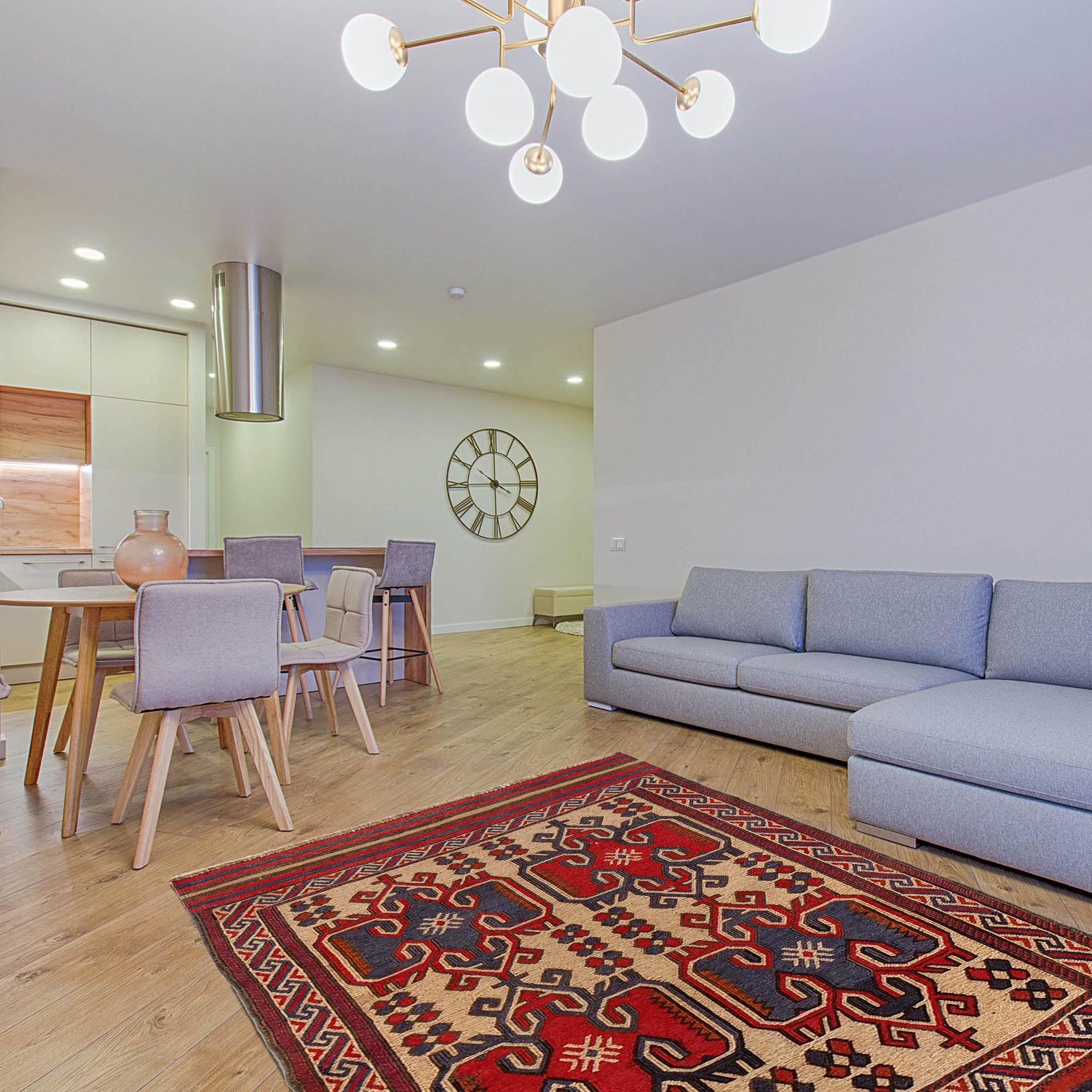 Handmade Vintage Kilim 2' 9" x 4' 4" ft / 84 x 132 cm - No. 3983