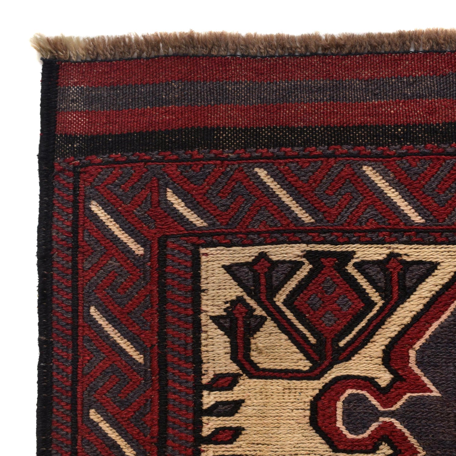 Handmade Vintage Kilim 2' 12" x 4' 8" ft / 91 x 141 cm - No. 3985