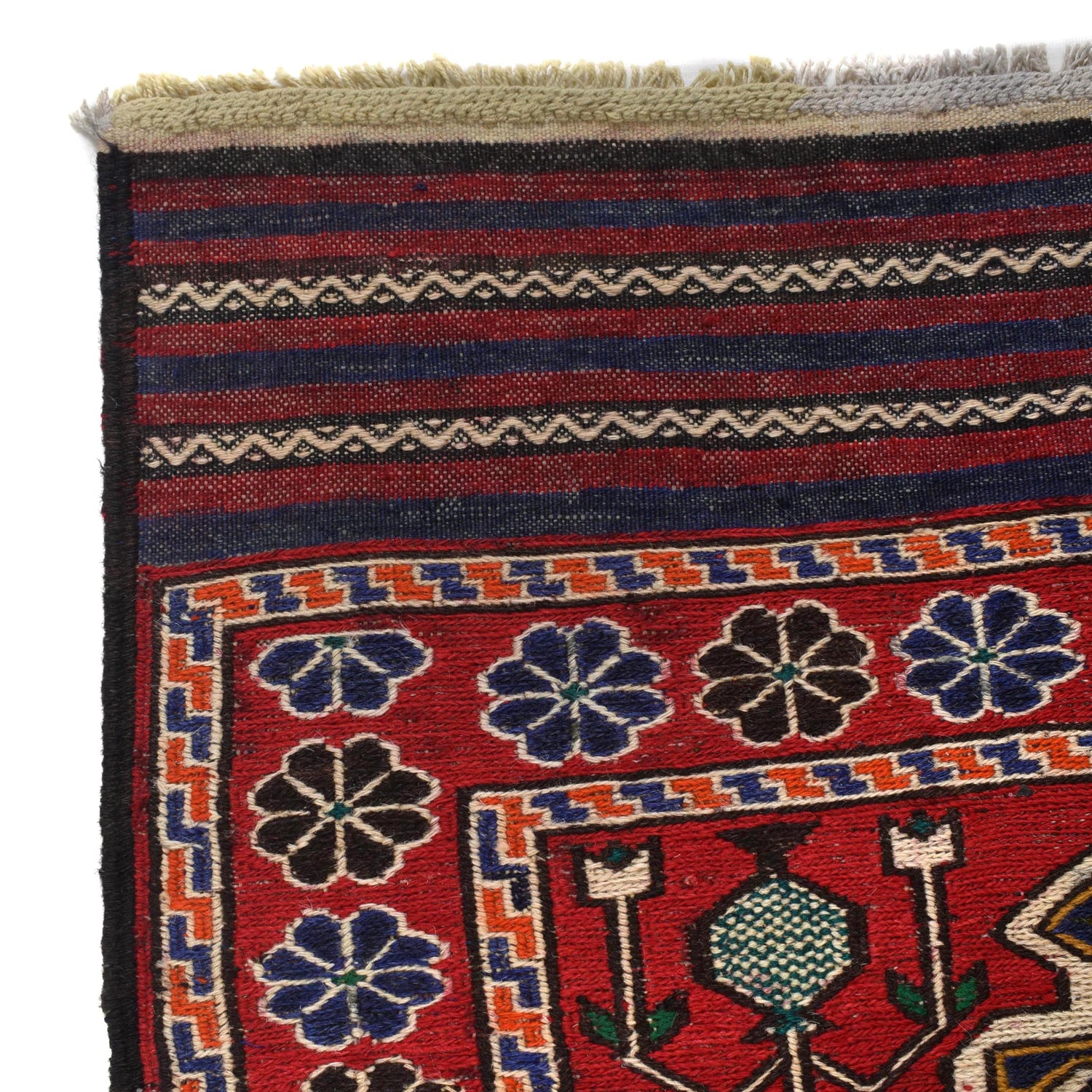 Handmade Vintage Kilim 2' 8" x 4' 8" ft / 82 x 143 cm - No. 3990