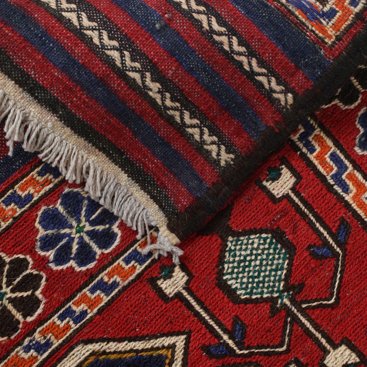 Handmade Vintage Kilim 2' 8" x 4' 8" ft / 82 x 143 cm - No. 3990