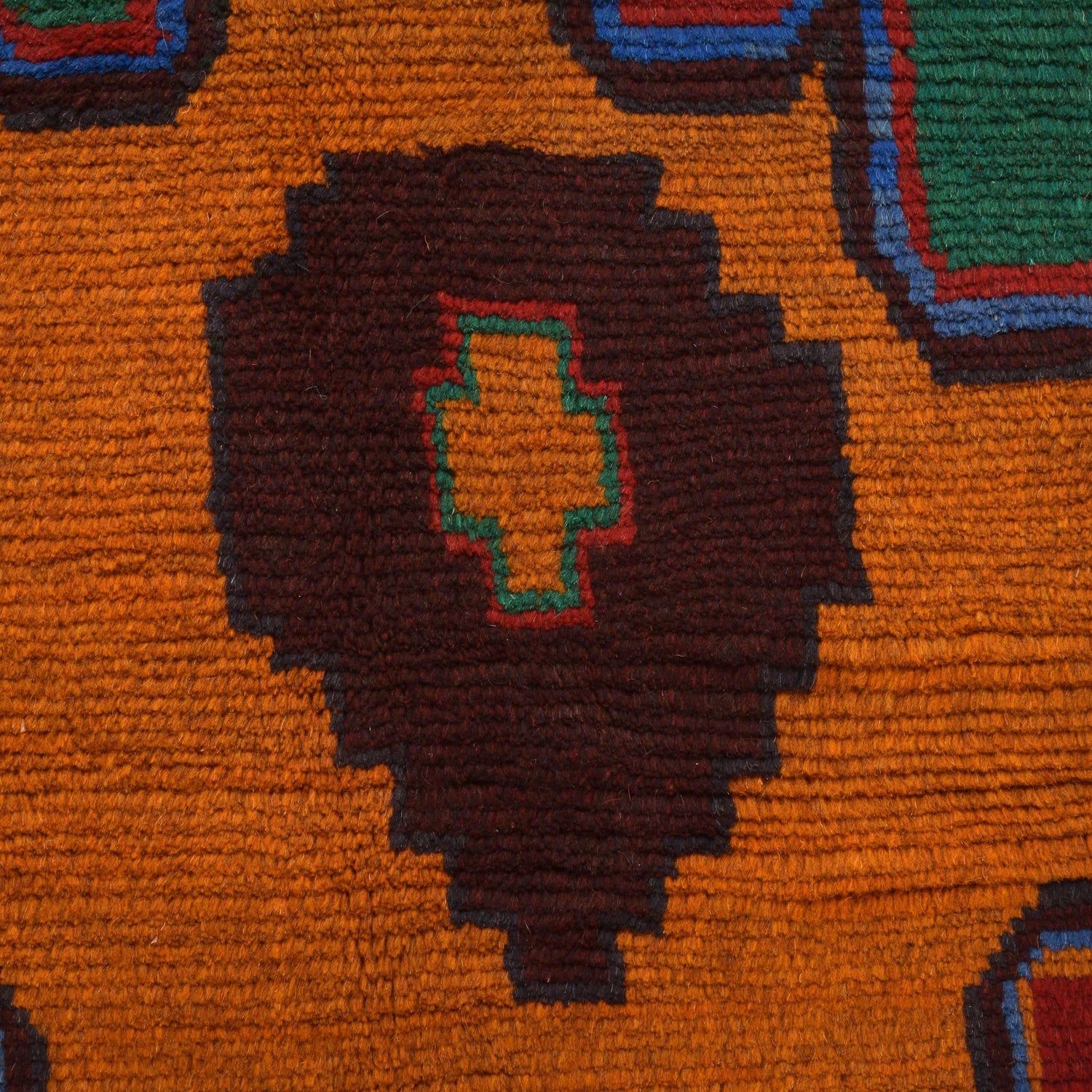 Hand Knotted Kohistani Area Rug 6' 3" x 8' 6" ft / 190 x 260 cm - No. 4399