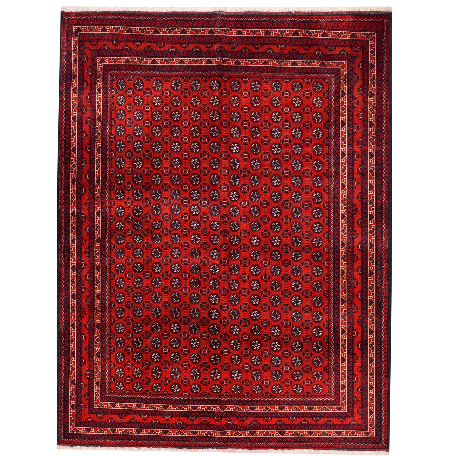 Handmade Khoja Roshnai Area Rug 4' 10" x 6' 6" ft / 155 x 198 cm - No. 4991