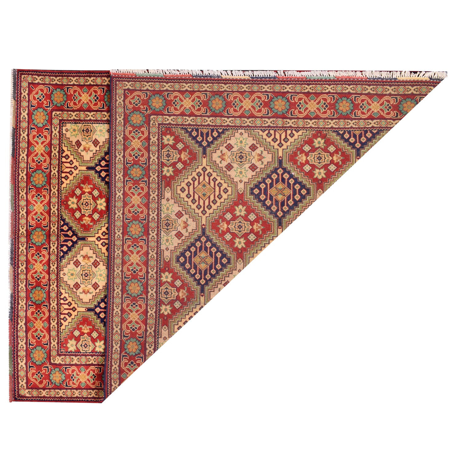 Fine Quality Afghan Carpet 4' 12" x 6' 4" ft / 152 x 192 cm - No. 4997