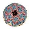 Handmade Kilim Ottoman Footstool 1' 2" x 1' 5" ft / 35 x 43 cm - No. AL4