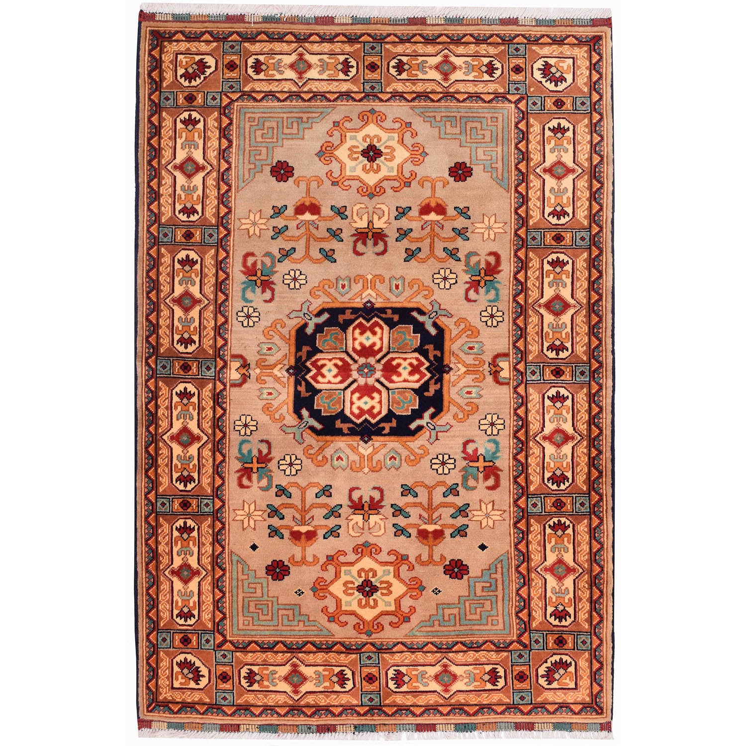Premium Quality Oriental Rug 3' 4" x 4' 11" ft / 101 x 150 cm - No. 5000