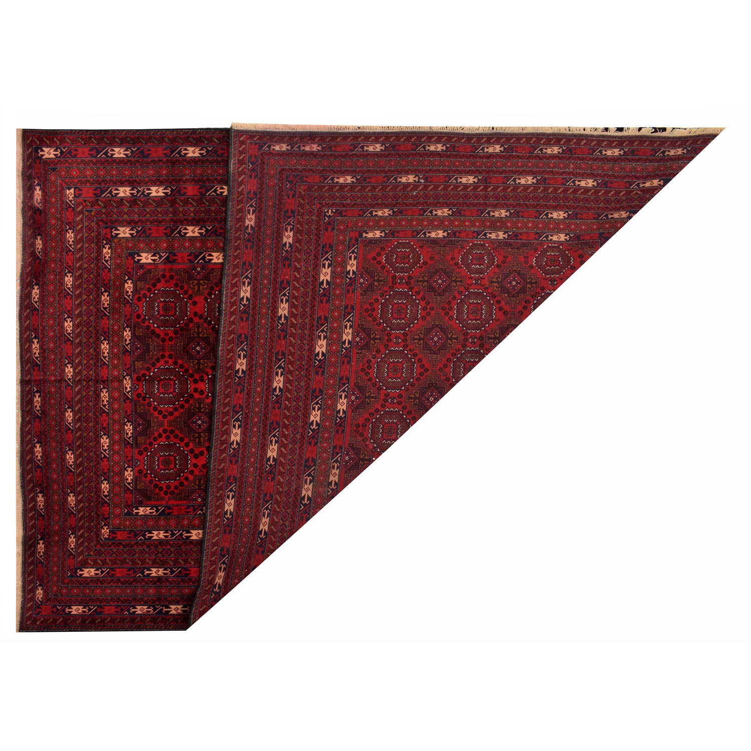 Oriental Bukhara Area Rug 6' 10" x 9' 5" ft / 207 x 287 cm - No. 5006