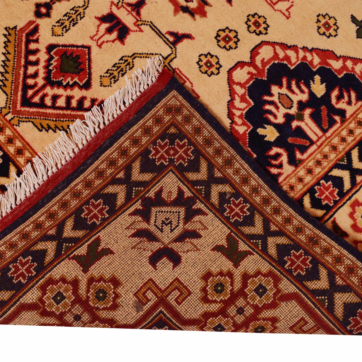 Handmade Oriental Area Rug 6' 7" x 10' 0" ft / 201 x 306 cm - No. 5014