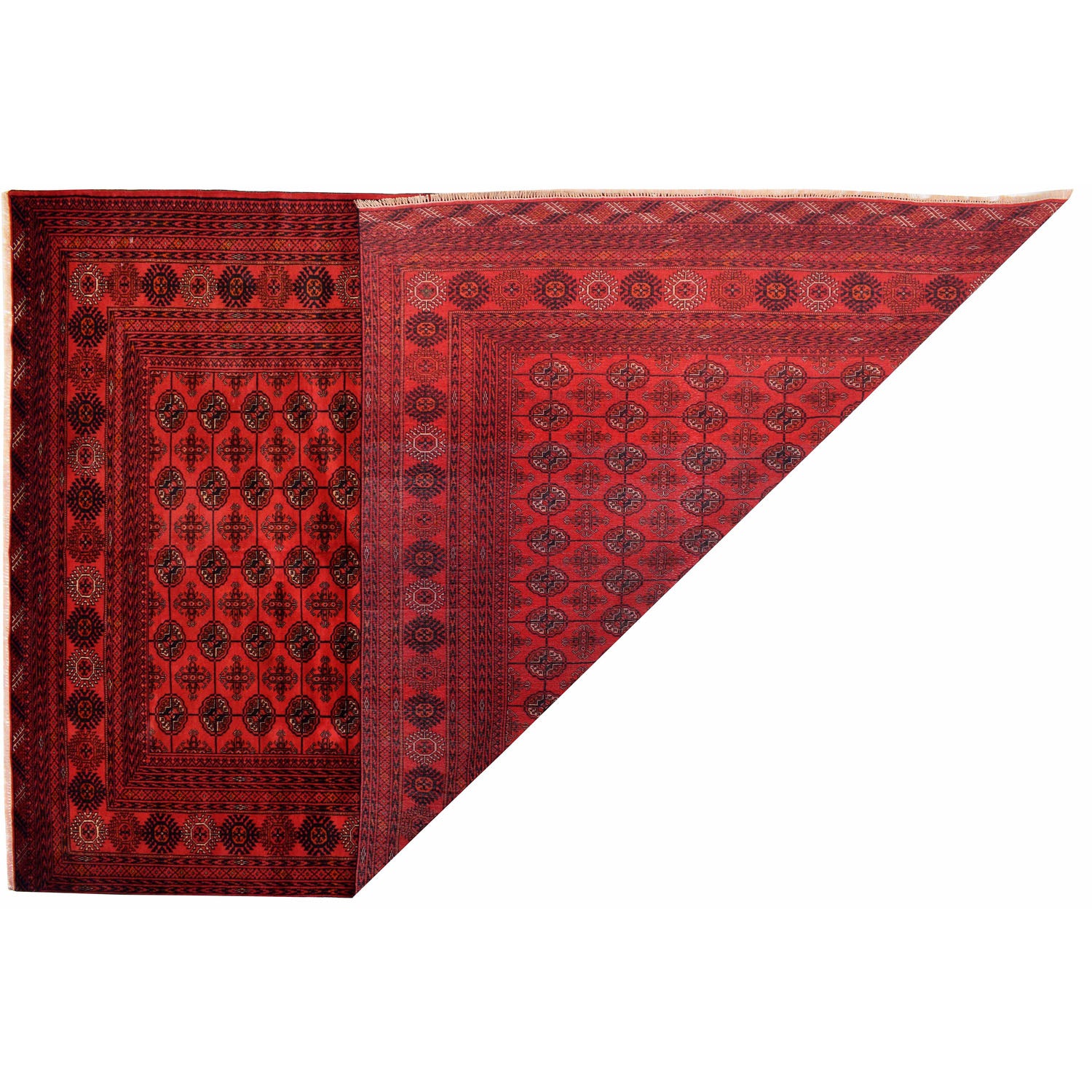 Oriental Bukhara Area Rug 6' 2" x 9' 4" ft / 189 x 285 cm - No. 5018