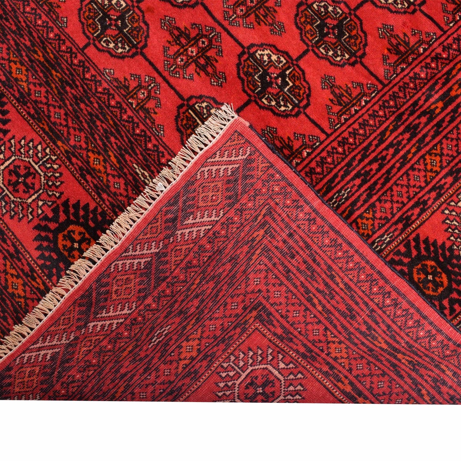 Oriental Bukhara Area Rug 6' 2" x 9' 4" ft / 189 x 285 cm - No. 5018