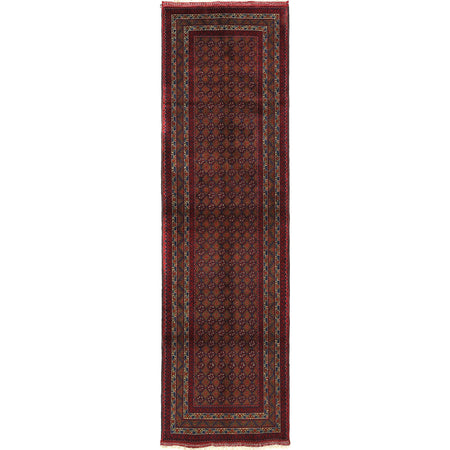 Handmade Khoja Roshnai Area Runner Rug 2' 8" x 9' 7" ft / 82 x 291 cm - No. 6008