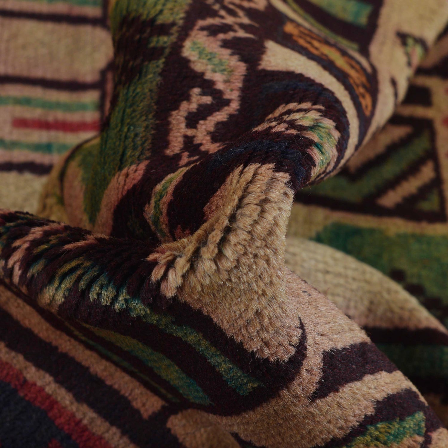 Handmade Prayer Rug 3' 2" x 4' 9" ft / 97 x 145 cm - 6276