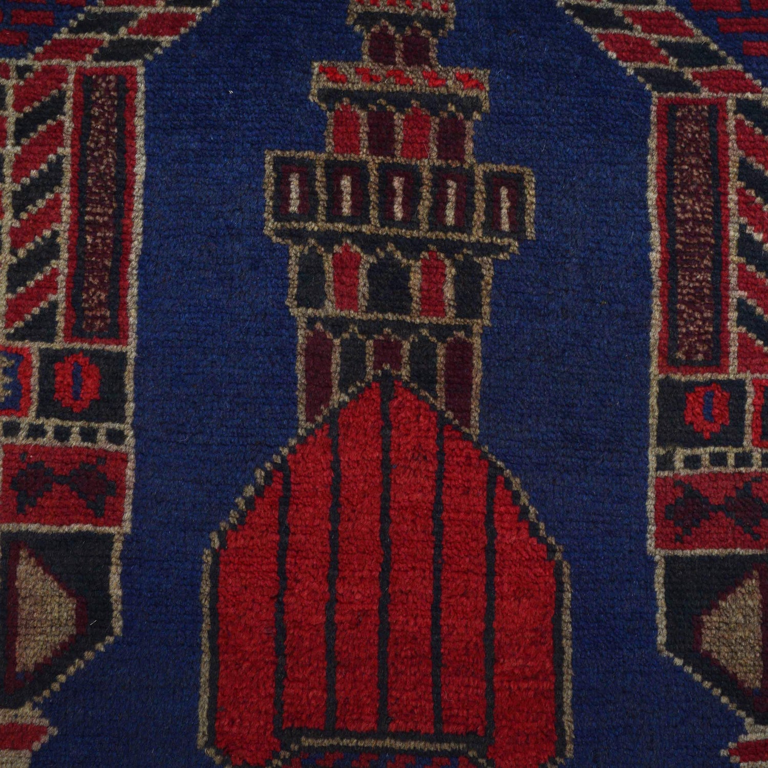 Handmade Prayer Rug 2' 11" x 4' 7" ft / 89 x 140 cm - 6322