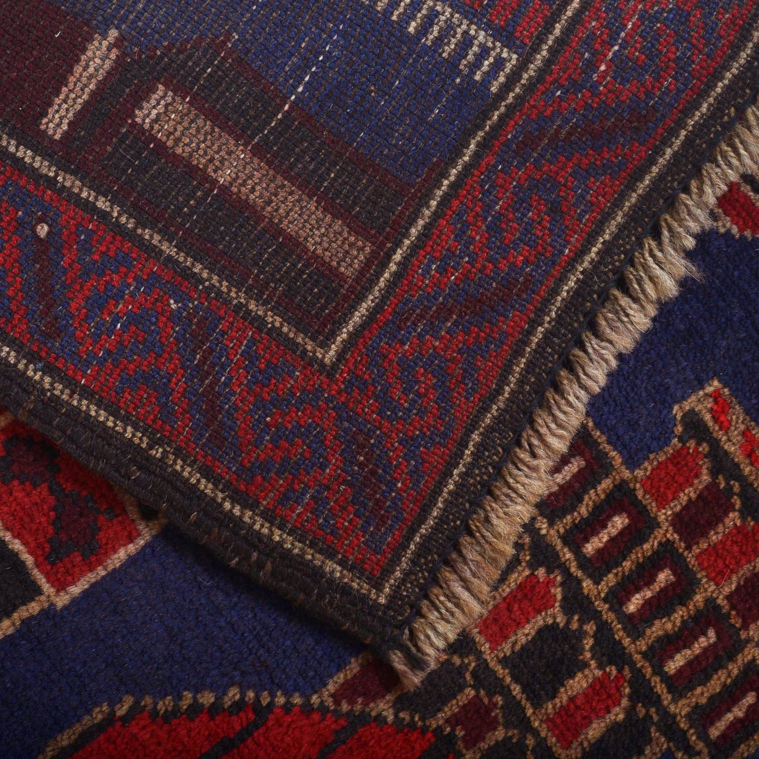 Handmade Prayer Rug 2' 11" x 4' 7" ft / 89 x 140 cm - 6322