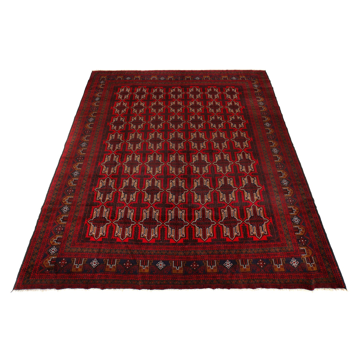 Handmade Baluchi Rug 9' 6" x 12' 7" ft / 290 x 384 cm - No. 6522