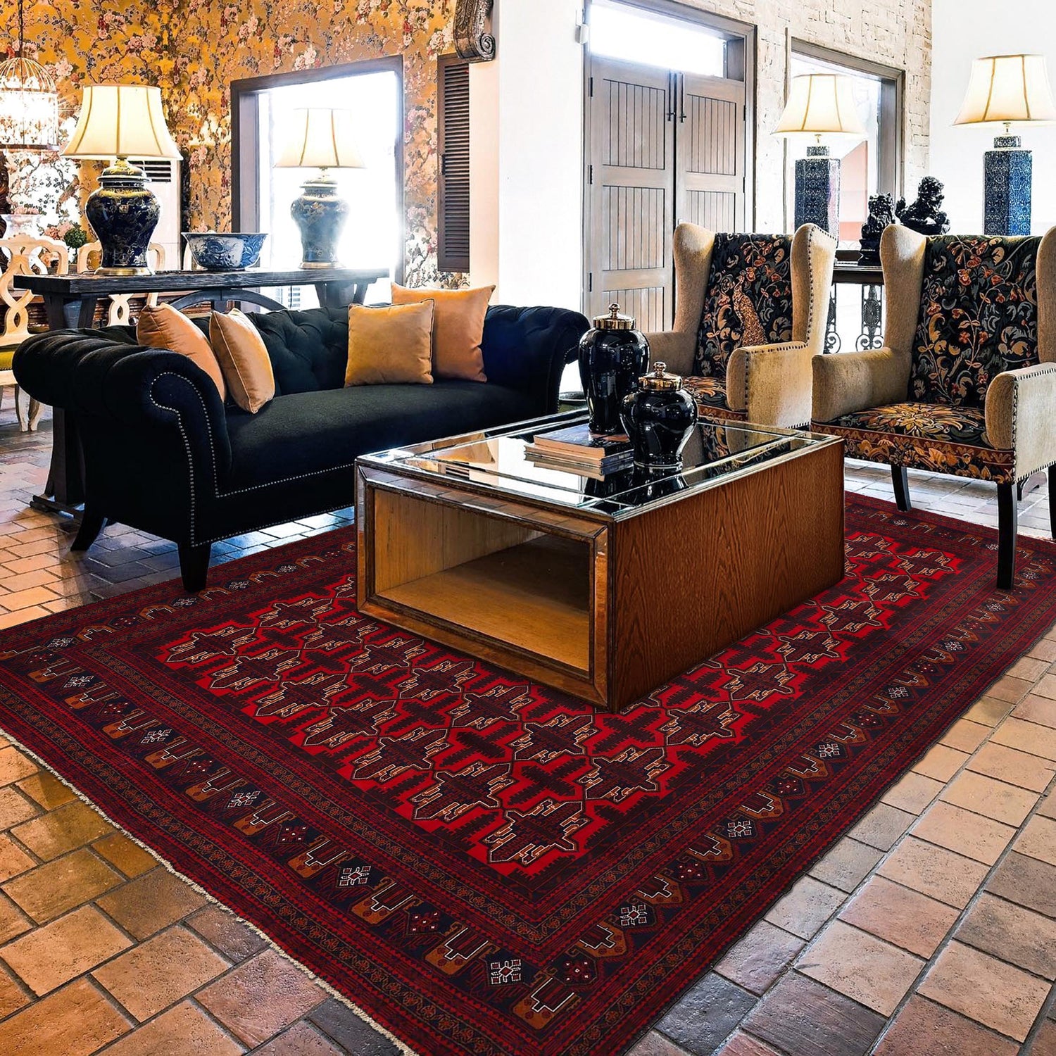 Handmade Baluchi Rug 9' 10" x 13' 3" ft / 300 x 405 cm - No. 6523