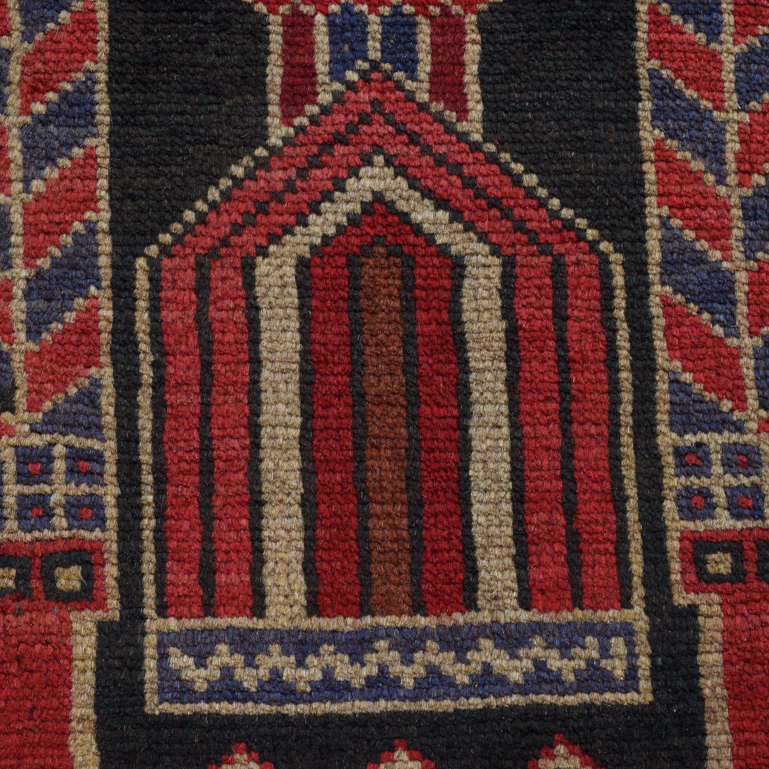 Handmade Prayer Rug 2' 9" x 5' 0" ft / 85 x 152 cm - 6724