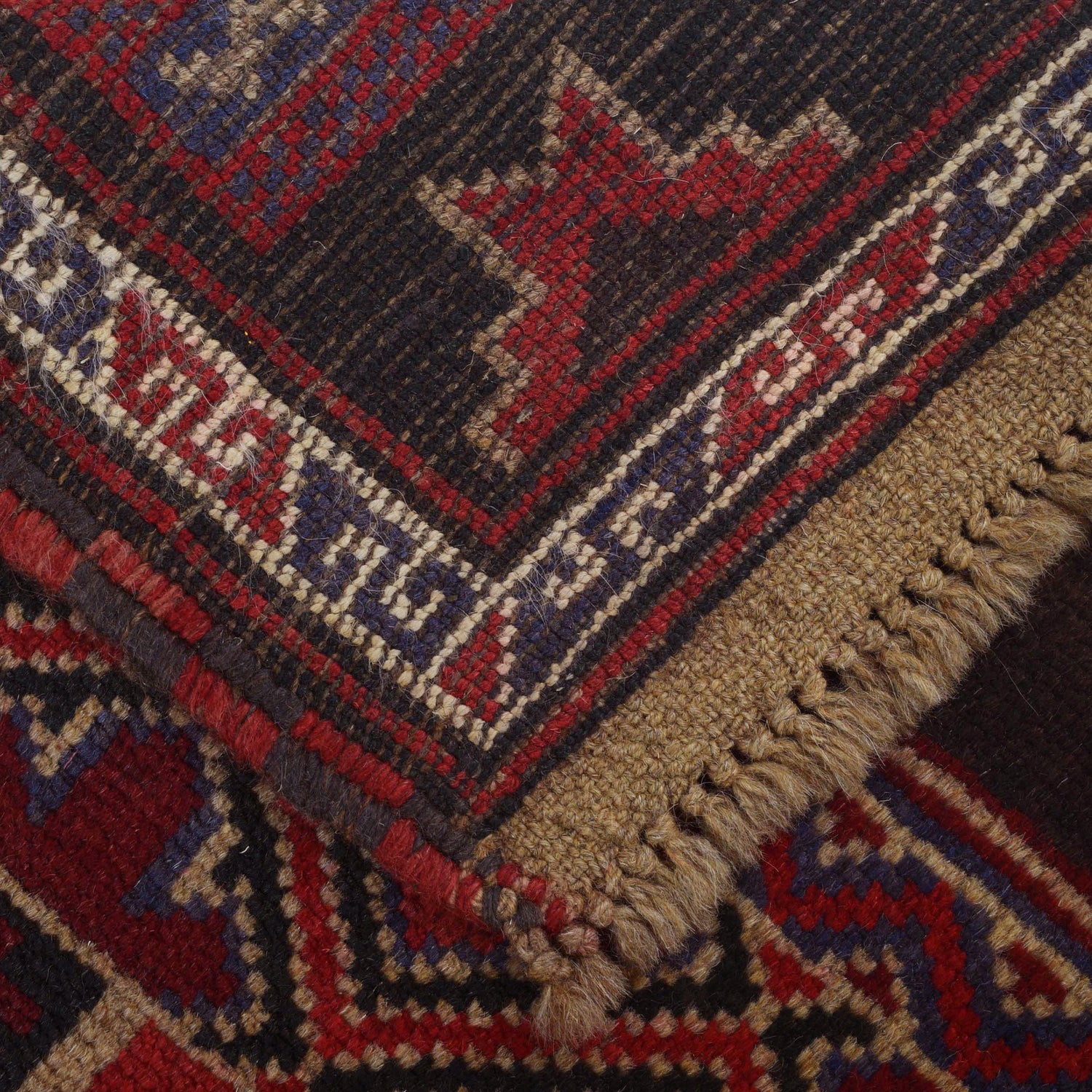 Handmade Prayer Rug 2' 9" x 5' 0" ft / 85 x 152 cm - 6724