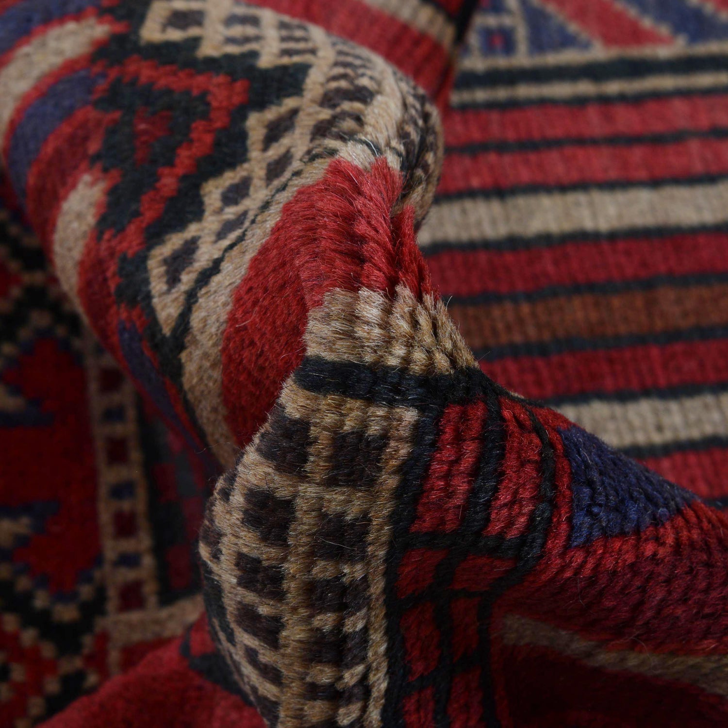 Handmade Prayer Rug 2' 9" x 5' 0" ft / 85 x 152 cm - 6724