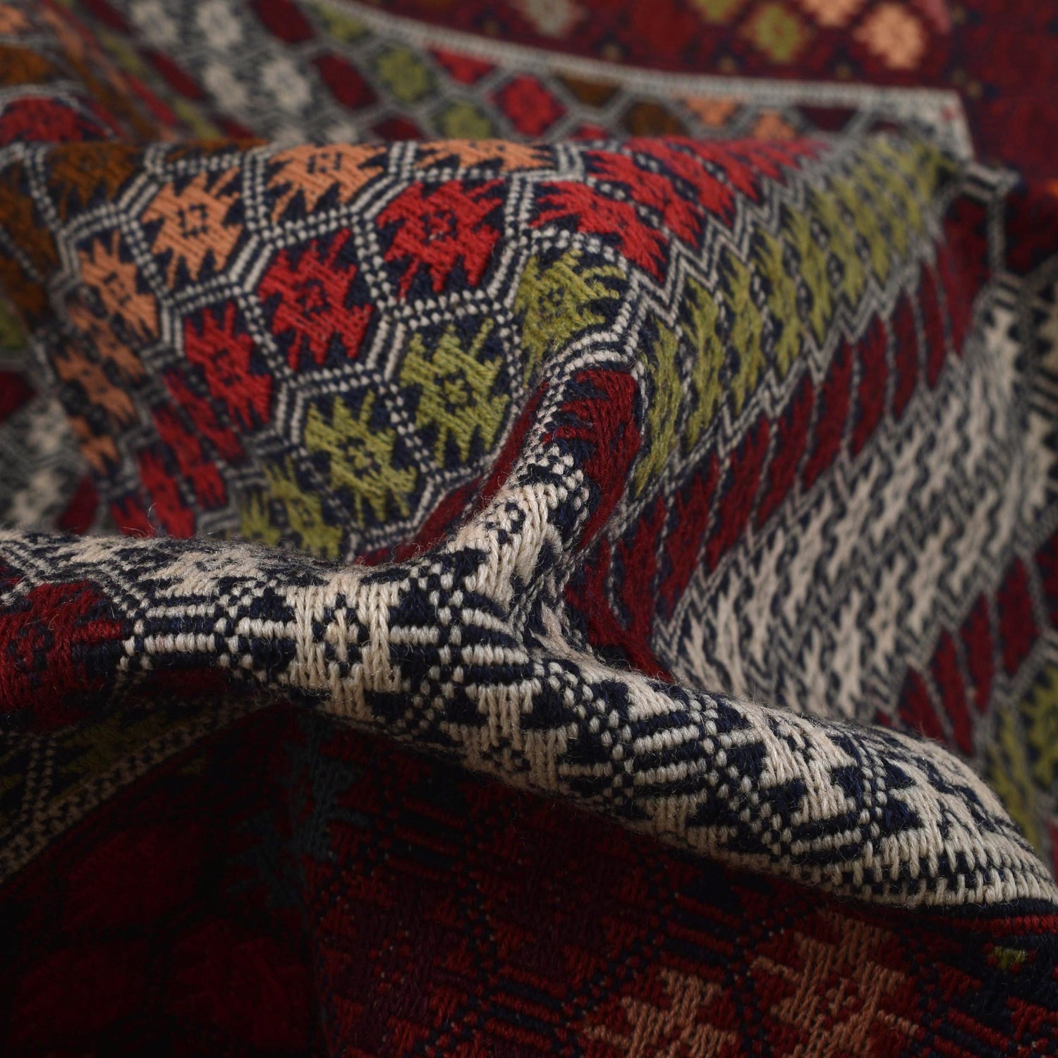 Handmade Maliki Kilim 3' 11" x 5' 7" ft / 119 x 169 cm - No. 6889