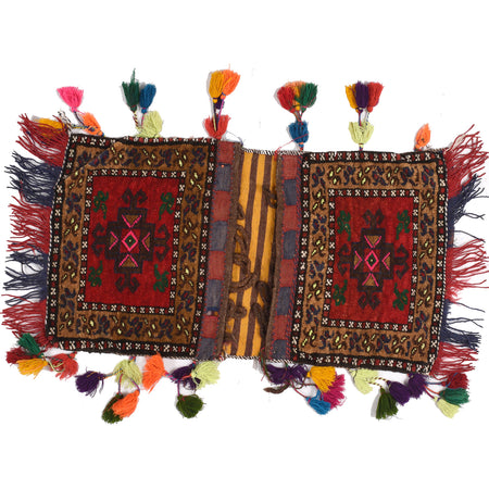 Khorjin Saddle Carpet 1' 5" x 2' 7" ft / 43 x 79 cm - No. 6922