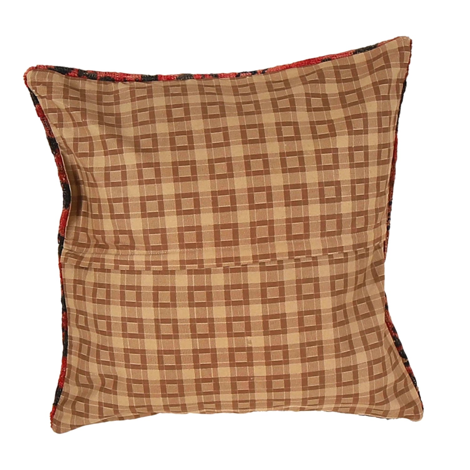 Handmade Carpet Cushion Cover 1' 7" x 1' 8" ft / 49 x 50 cm - No. 7176