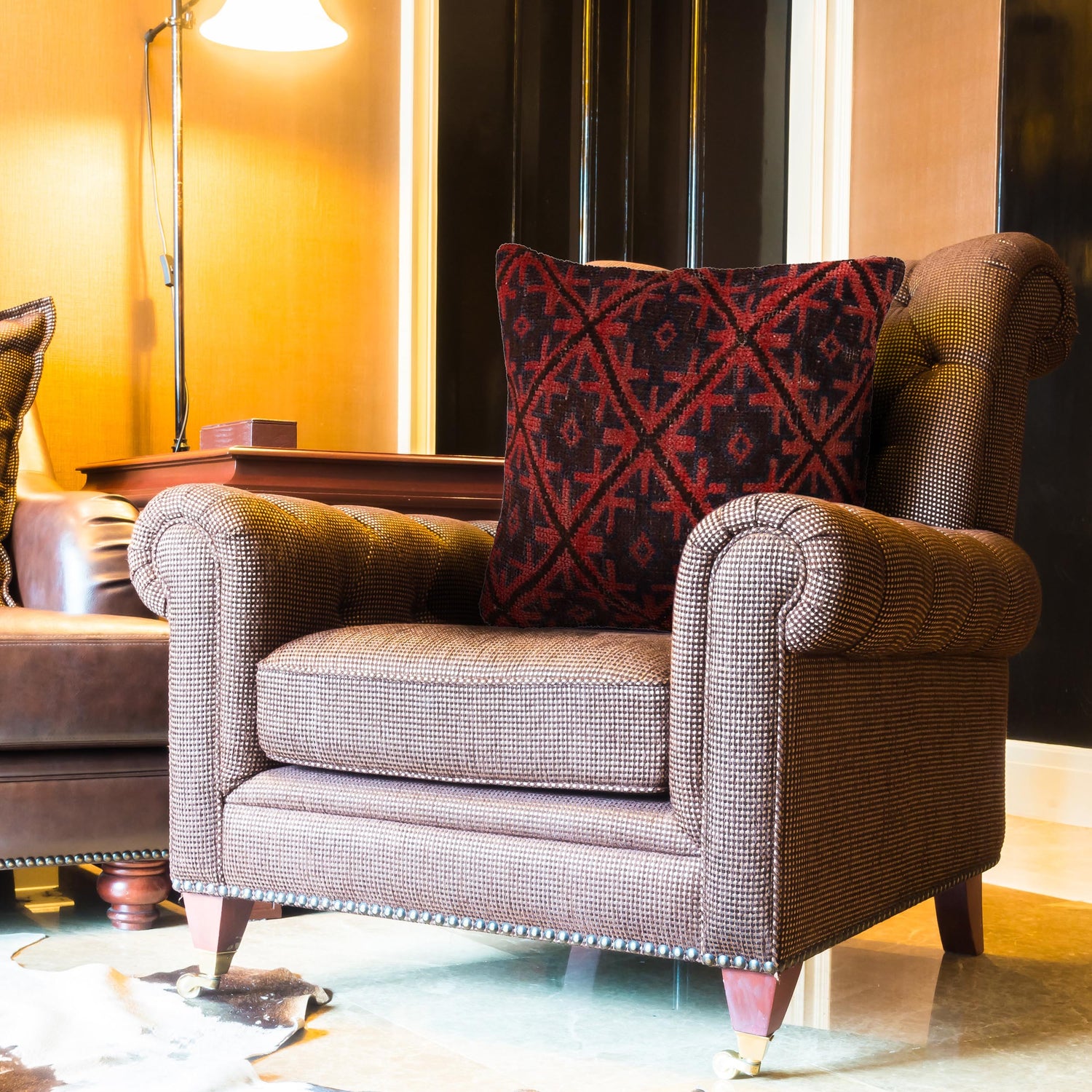 Square Pillow Cover 1' 8" x 1' 8" ft / 50 x 50 cm - No. 7186