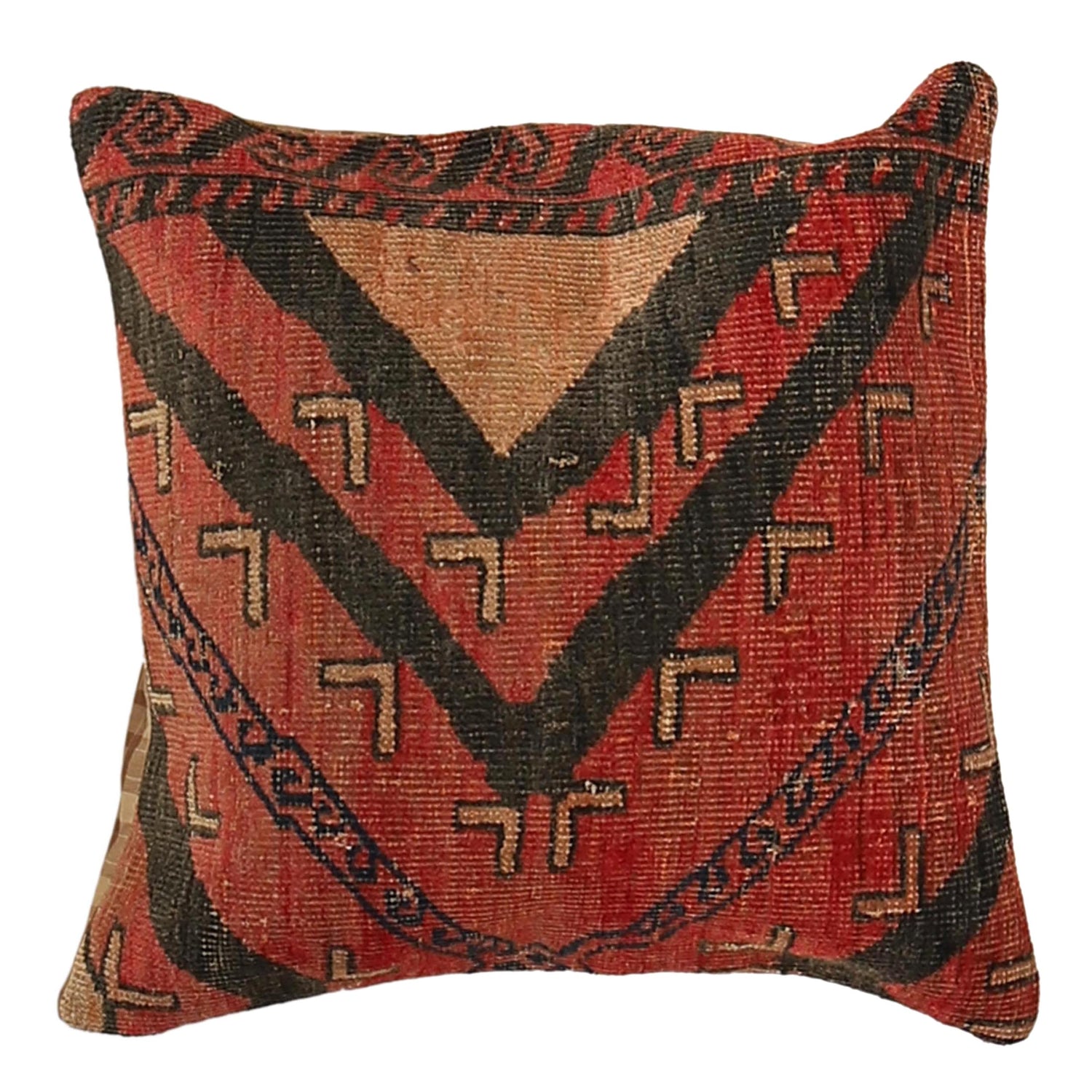 Square Pillow Cover 1' 7" x 1' 7" ft / 47 x 47 cm - No. 7187