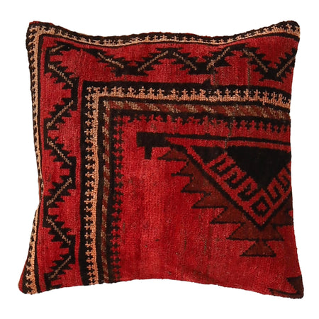 Handmade Carpet Cushion 1' 7" x 1' 8" ft /49 x 50 cm - No. 7239