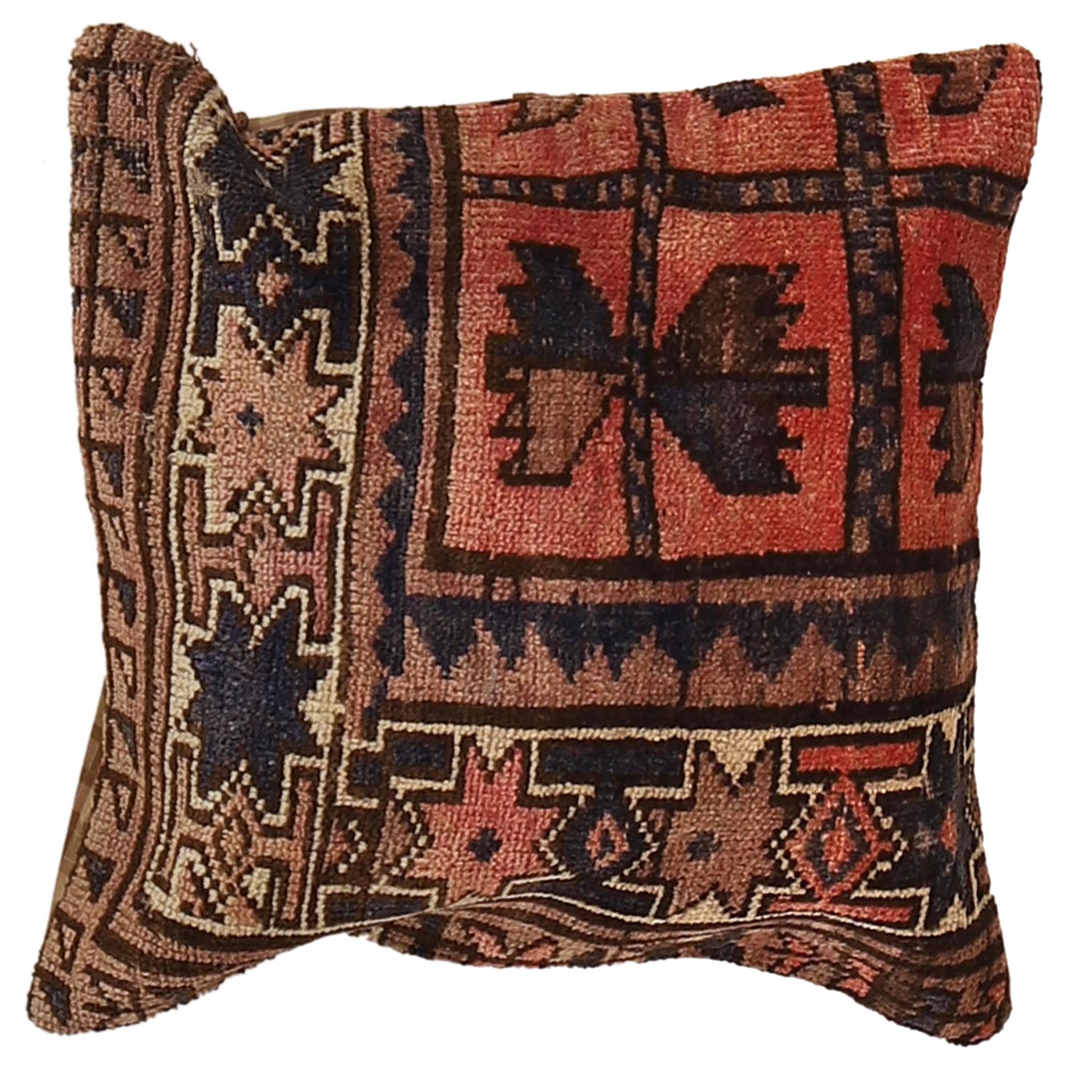 Balochi Cushion Cover 1' 8" x 1' 8" ft / 50 x 50 cm - No. 7240