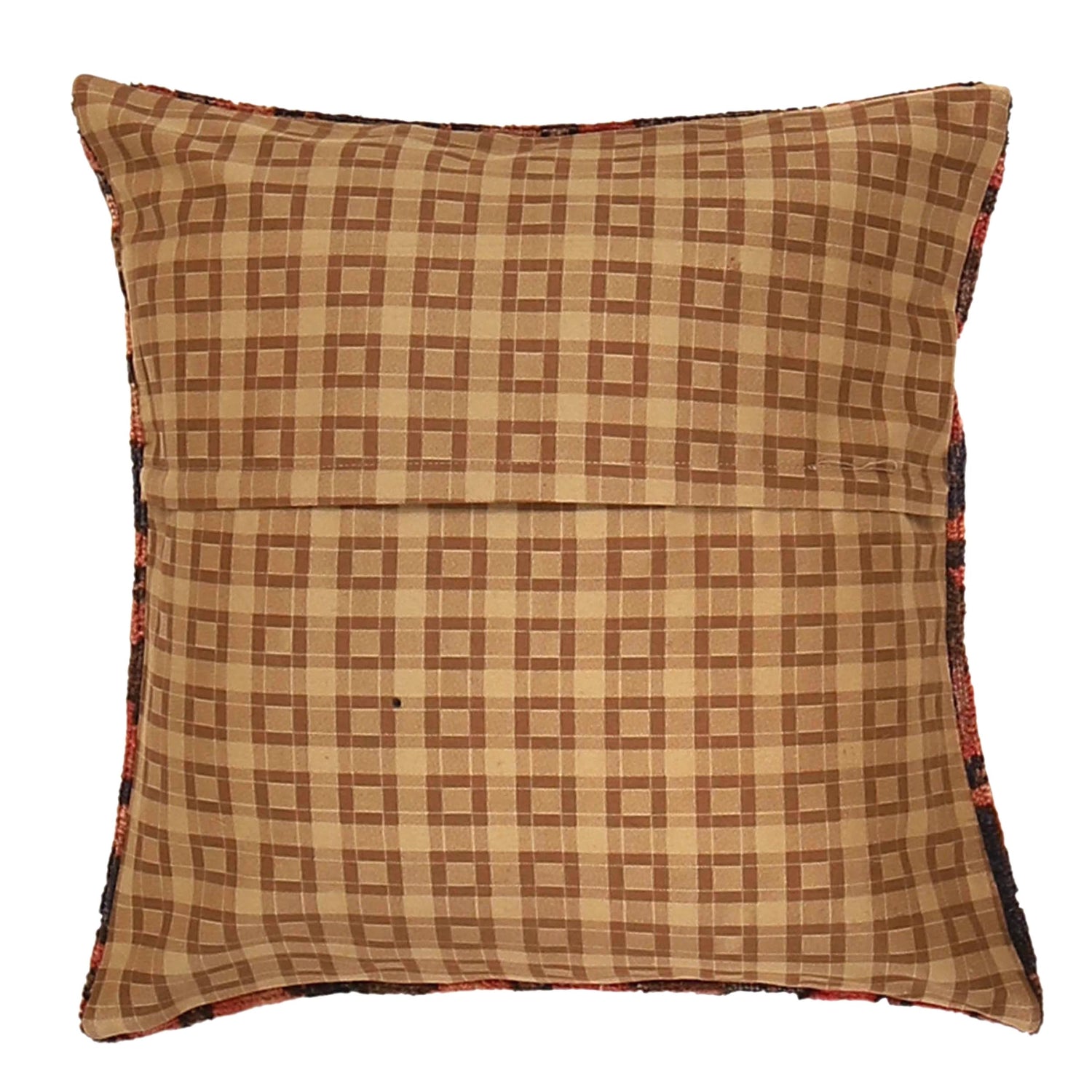 Hand Knotted Carpet Cushion 1' 8" x 1' 8" ft / 50 x 50 cm - No. 7266