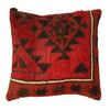 Handmade Carpet Cushion Cover 1' 7" x 1' 8" ft / 48 x 50 cm - No. 7276