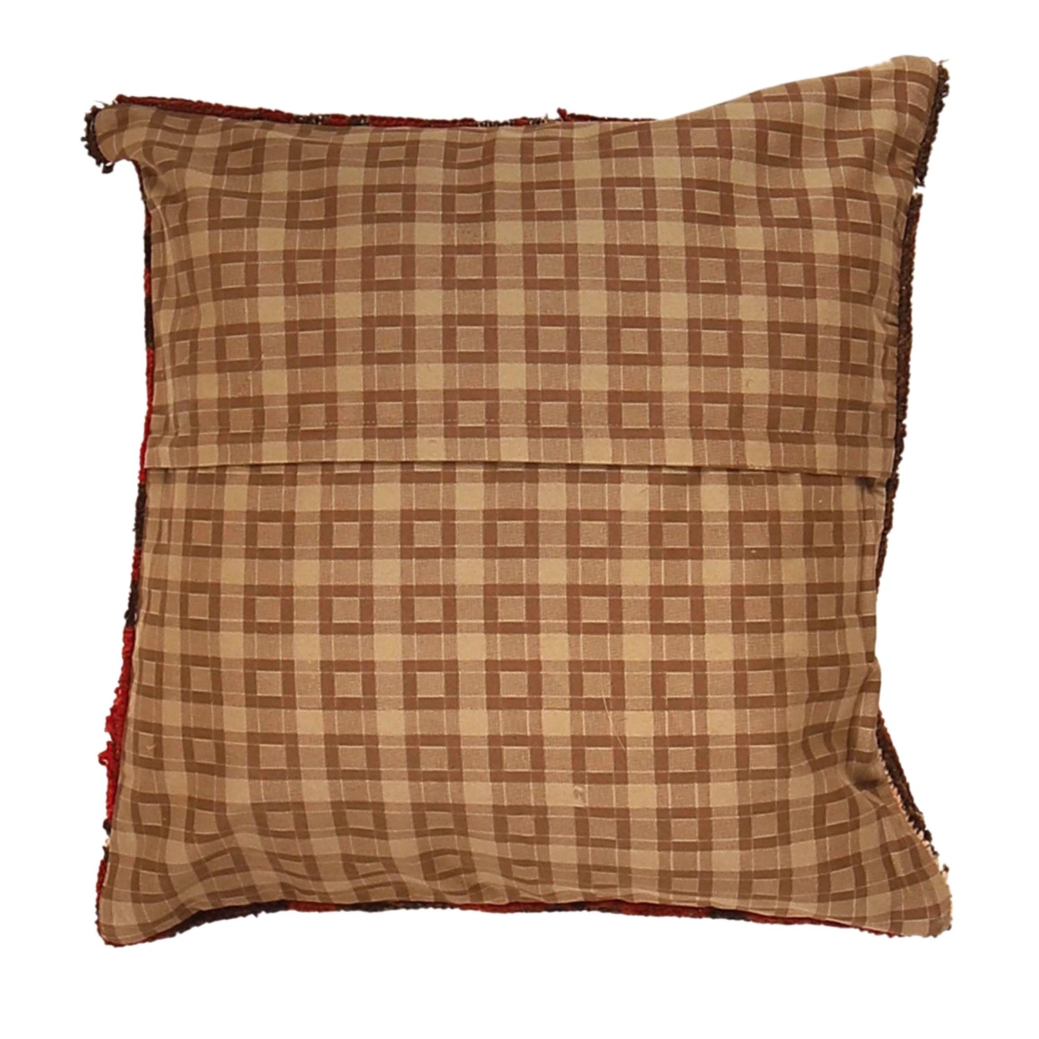 Handmade Carpet Cushion Cover 1' 7" x 1' 8" ft / 48 x 50 cm - No. 7276