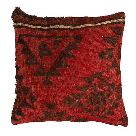 Handmade Carpet Cushion 1' 8" x 1' 8" ft / 50 x 50 cm - No. 7280