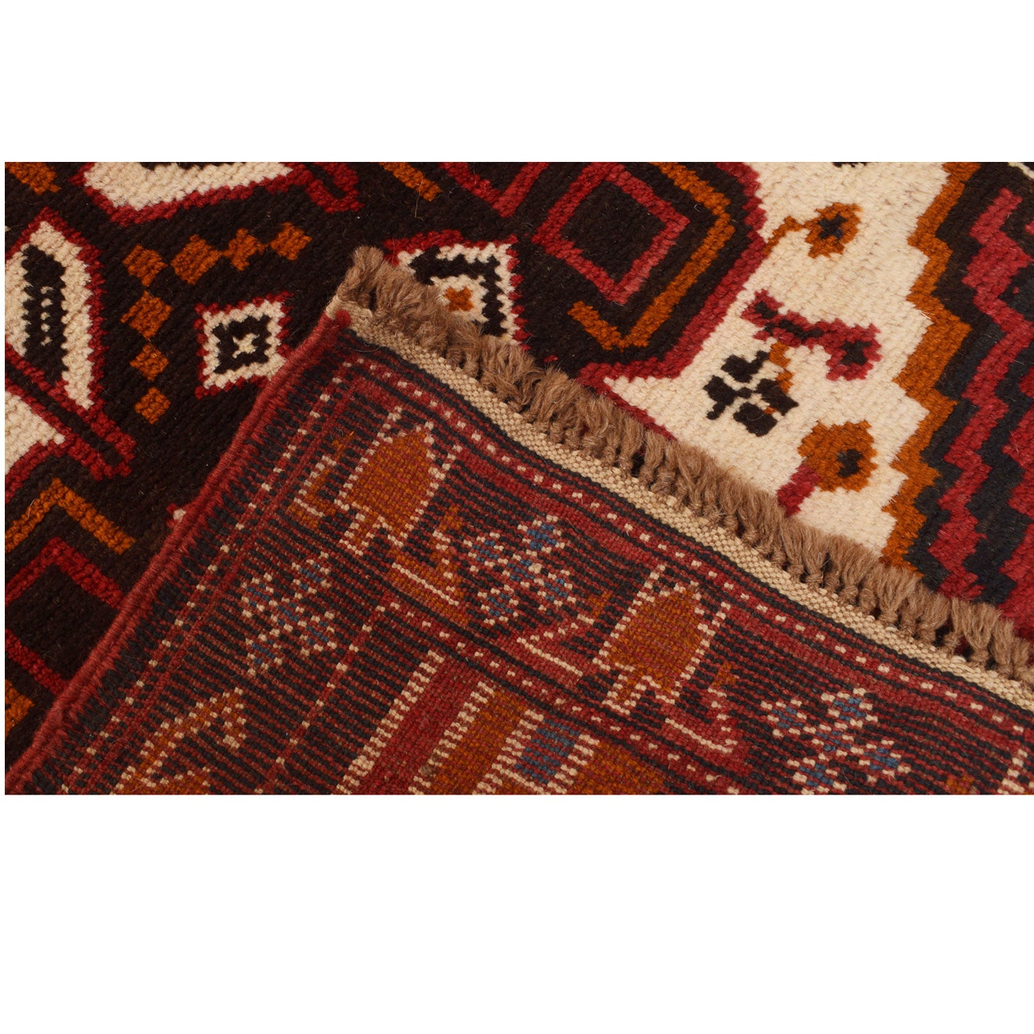 Hand-Knotted Afghan Baluchi Runner 2' 9" x 12' 4" ft / 85 x 375 cm - No. 7362