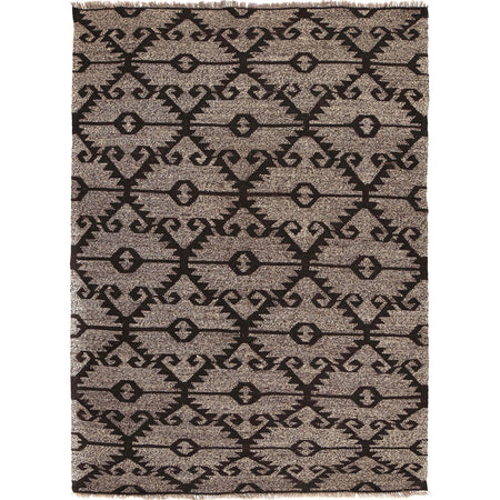 Moroccan Kilim Rug - Hand Knotted Boho Wool Carpet 5' 1" x 6' 11" ft / 156 x 210 cm - No. 7439