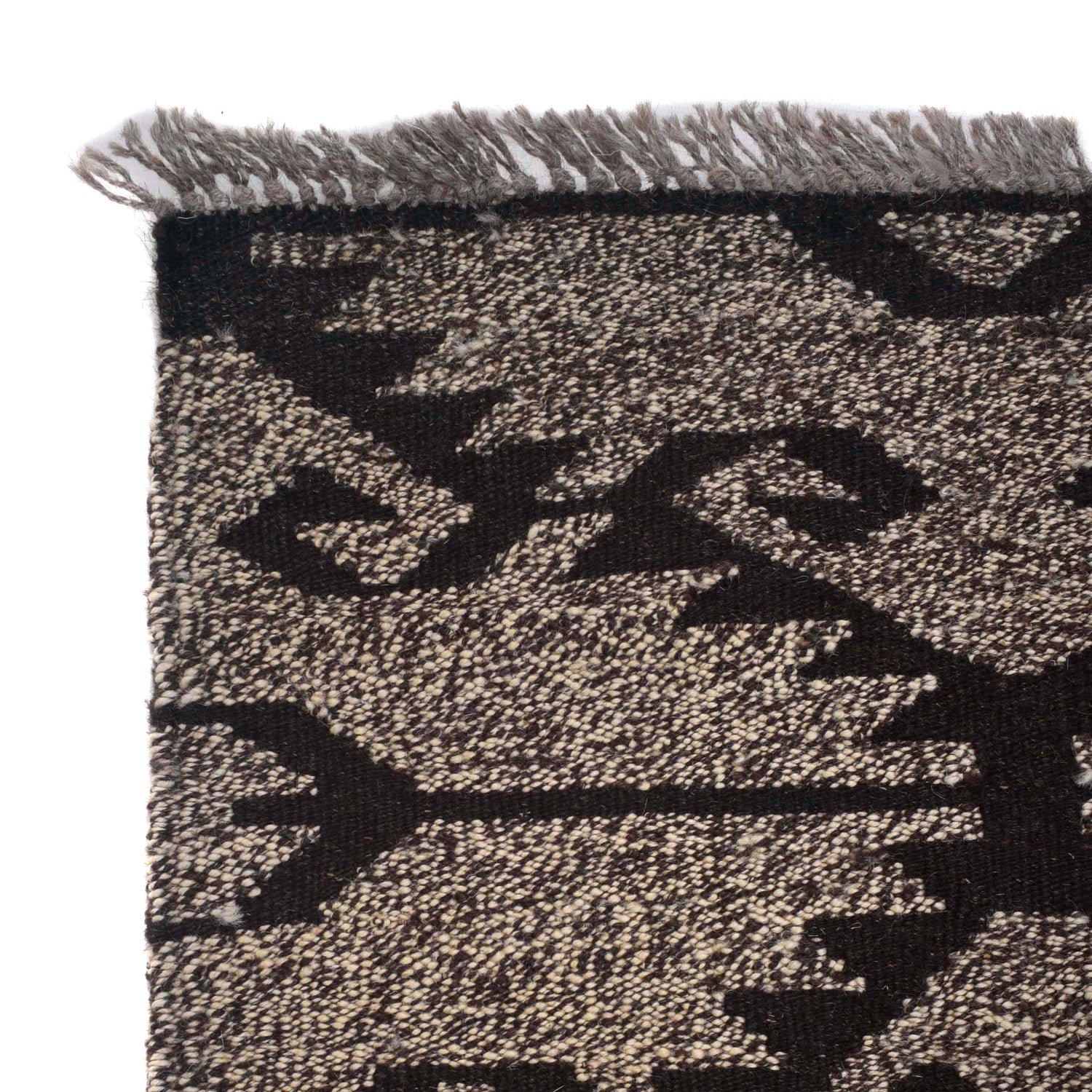 Moroccan Kilim Rug - Hand Knotted Boho Wool Carpet 5' 1" x 6' 11" ft / 156 x 210 cm - No. 7439