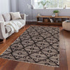 Moroccan Kilim Rug - Hand Knotted Boho Wool Carpet 5' 1" x 6' 11" ft / 156 x 210 cm - No. 7439