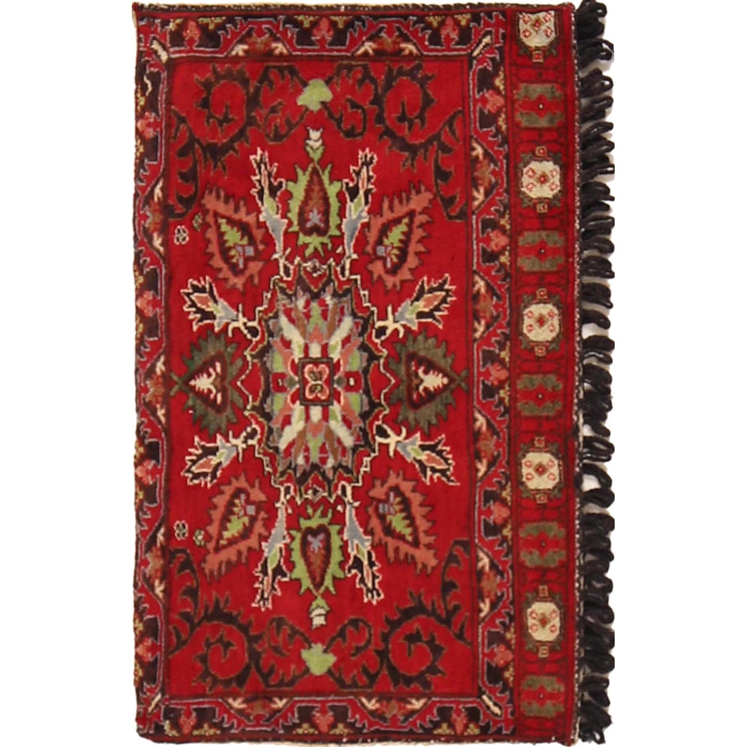 Baluch Balisht Area Rug 1' 7" x 2' 7" ft / 48 x 78 cm - No. 7538