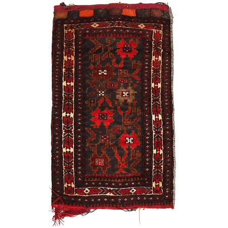 Arabic Style Floor Cushion Carpet 1' 10" x 3' 1" ft / 57 x 94 cm - No. 7595