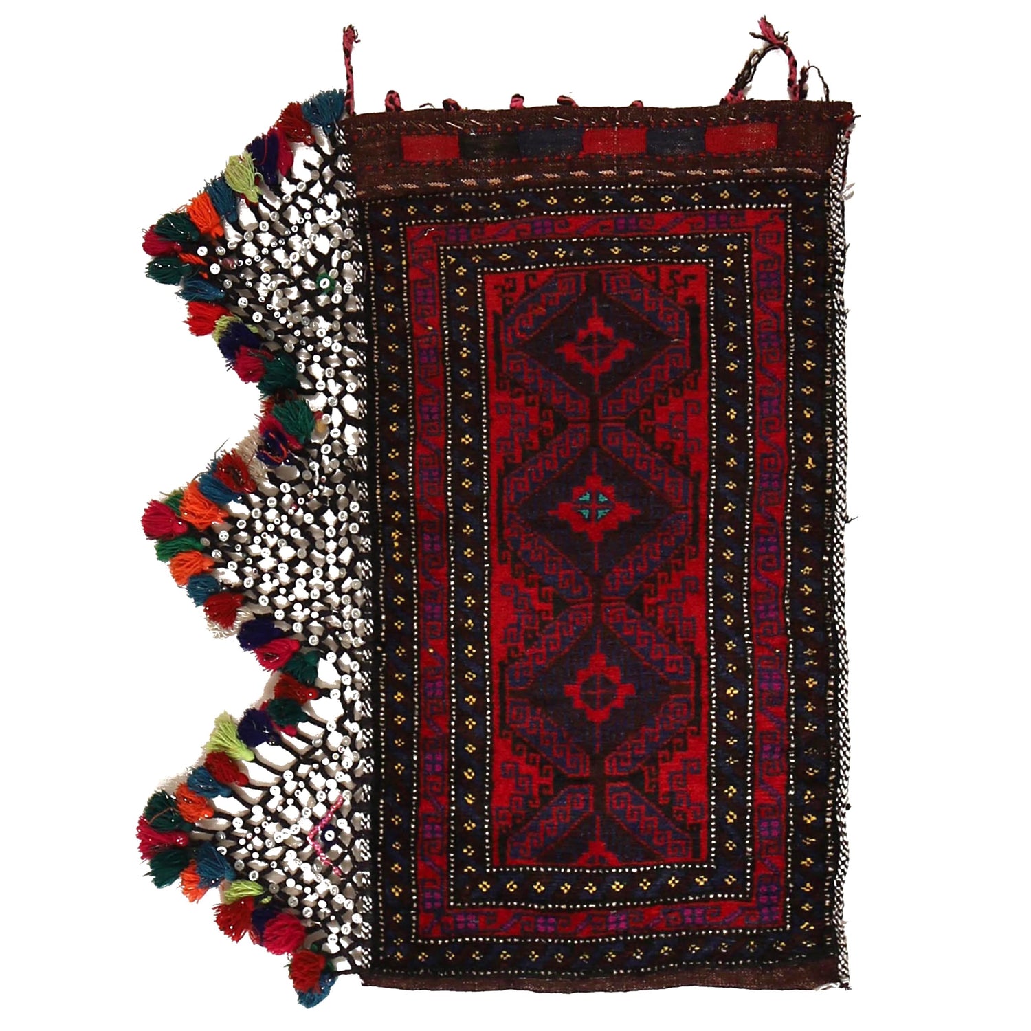 Baluchi Balisht Area Rug 1' 8" x 3' 2" ft / 50 x 97 cm - No. 7600