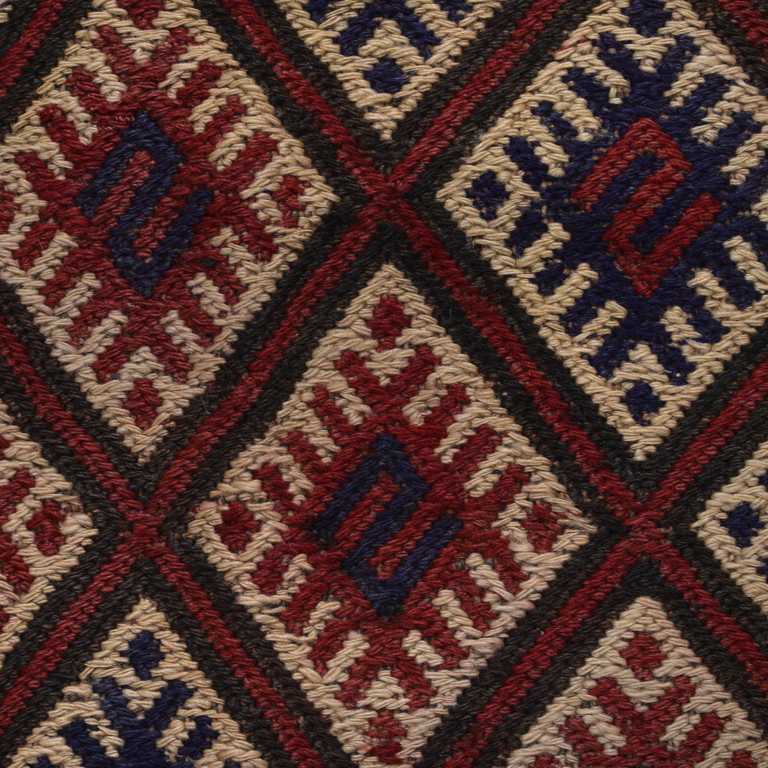 Handmade Flatweave Kilim 4' 4" x 7' 9" ft / 133 x 236 cm - No. 7666