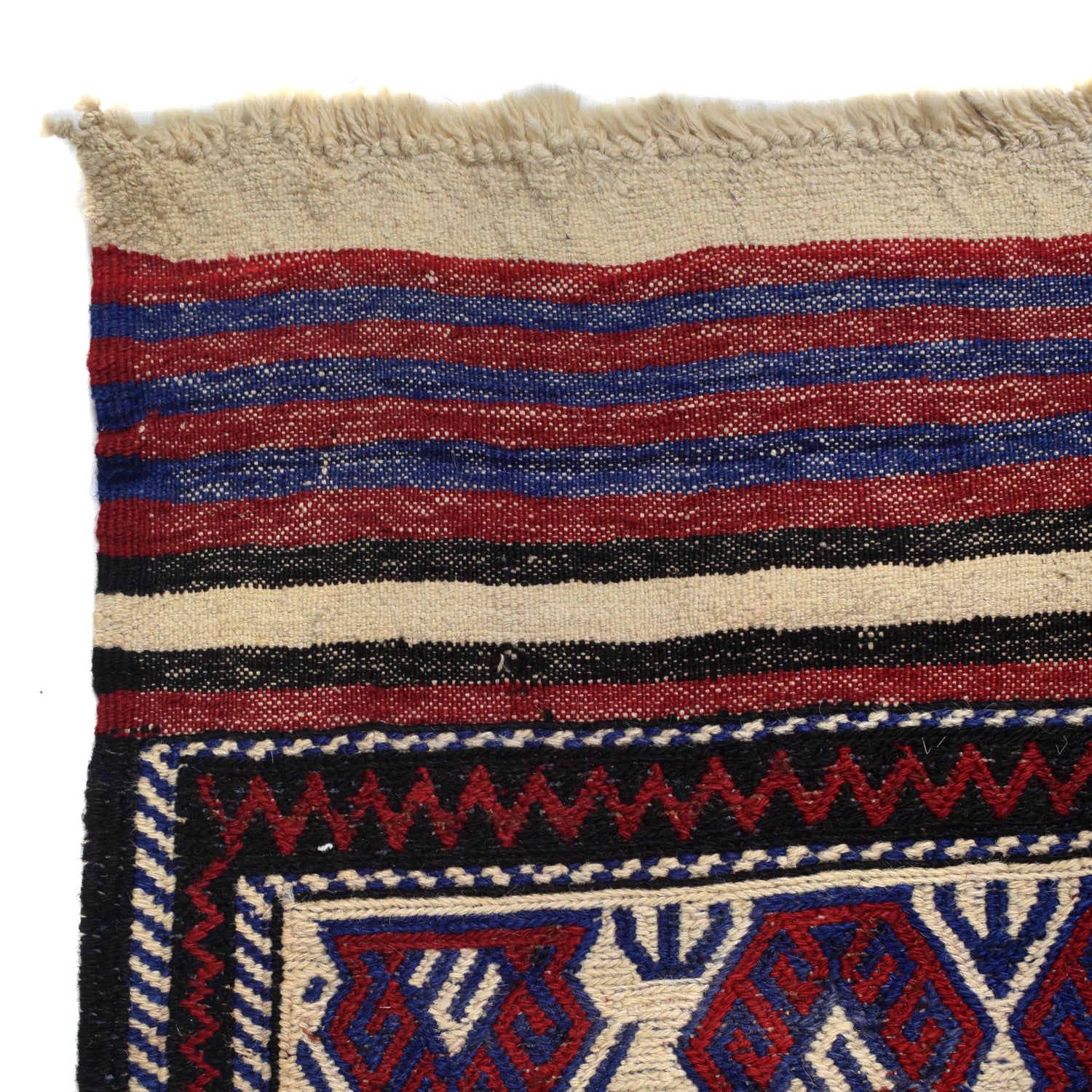 Handmade Flat Weave Kilim 5' 2" x 8' 3" ft / 158 x 252 cm - No. 7667