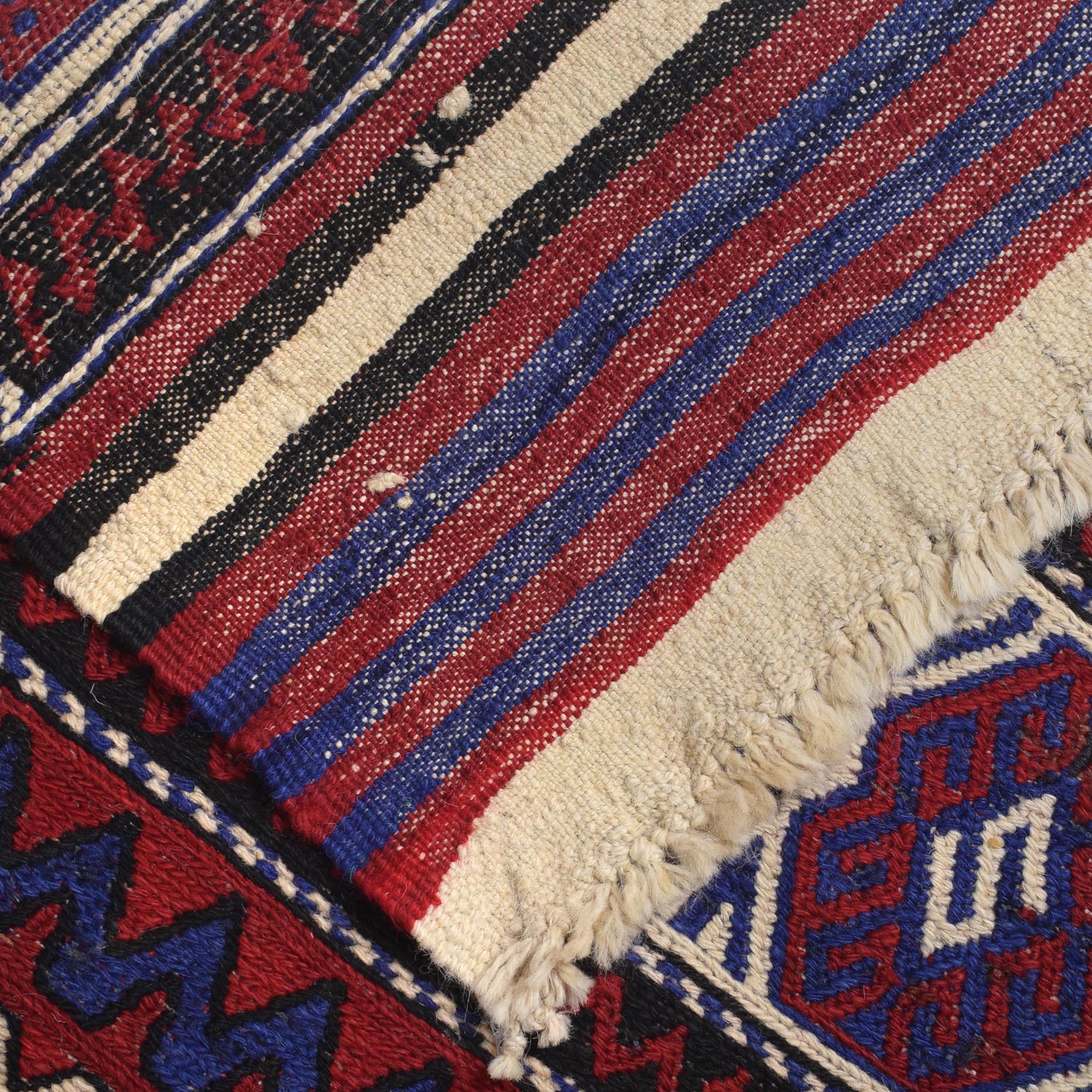 Handmade Flat Weave Kilim 5' 2" x 8' 3" ft / 158 x 252 cm - No. 7667