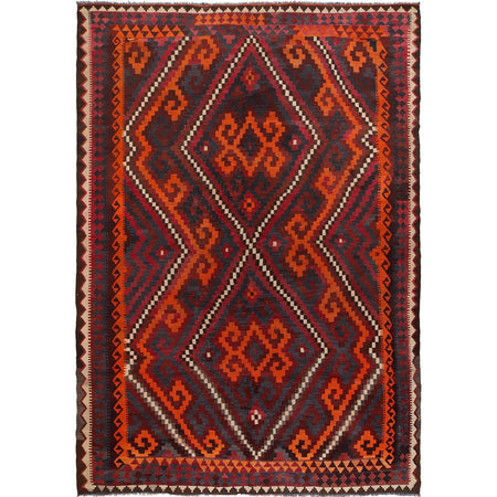 Handmade Maimana Kelim 8' 4" x 12' 5" ft / 253 x 378 cm - No. 7850