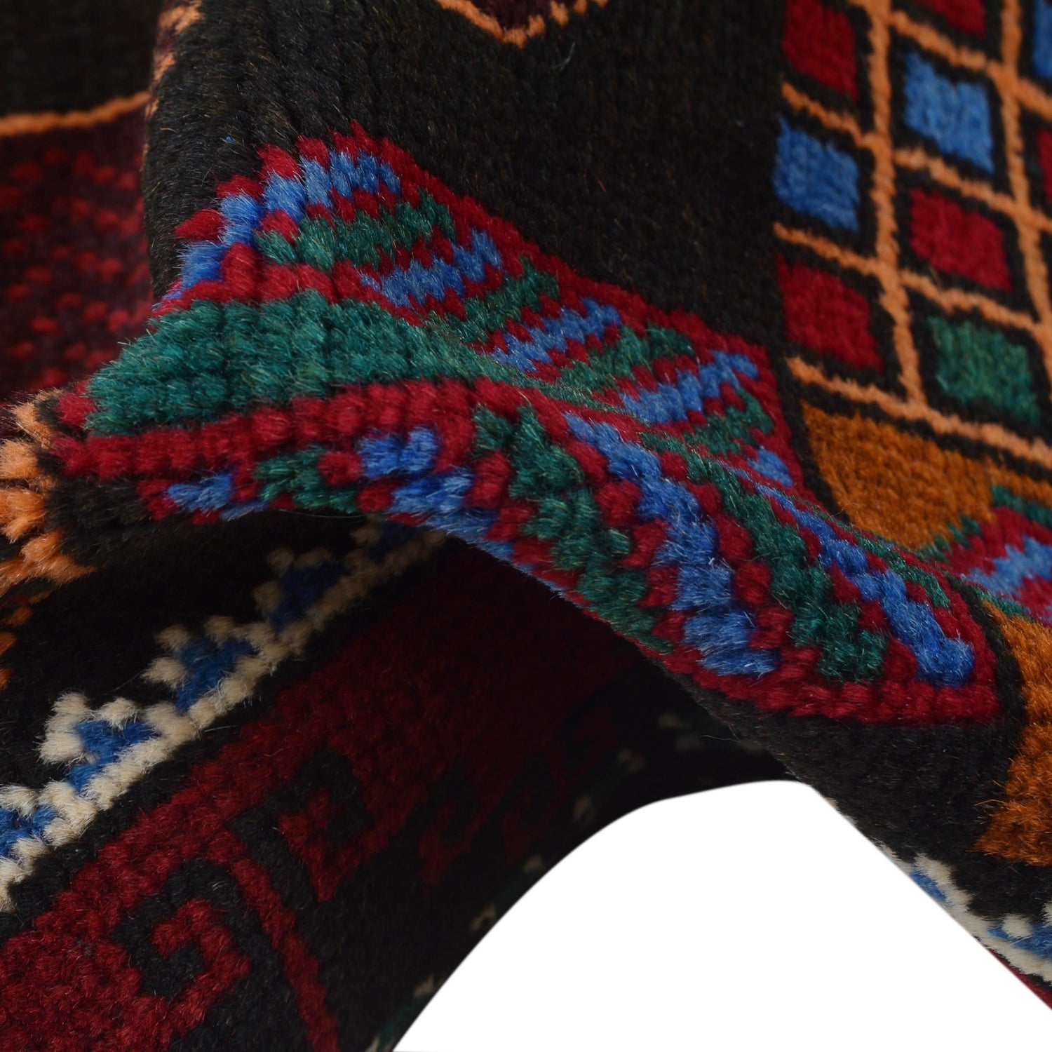 Handmade Pictorial Carpet 2' 11" x 4' 6" ft / 88 x 138 cm - No. 7938