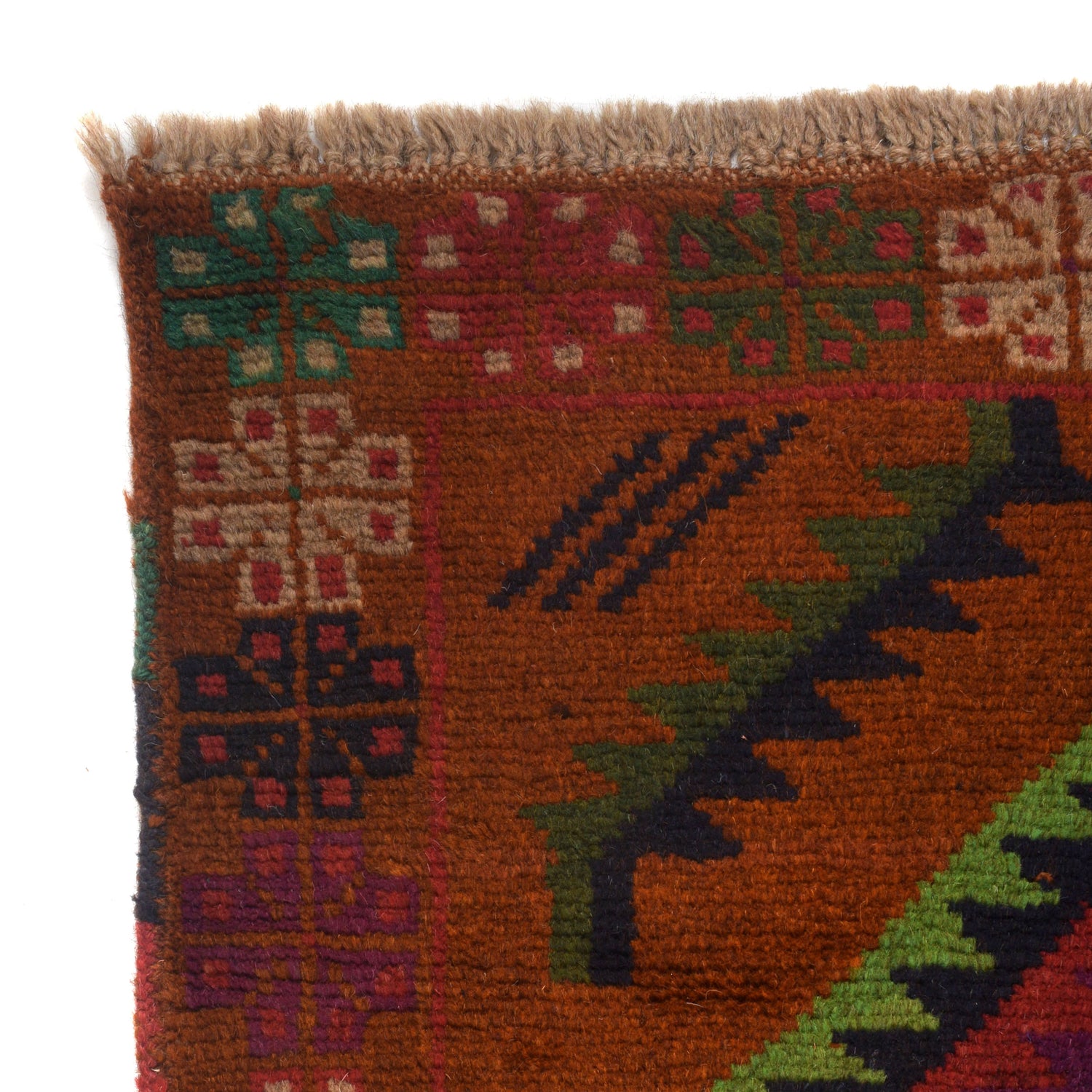 Handmade Kohistani Rug 5' 9" x 7' 10" ft / 176 x 240 cm - No. 8885