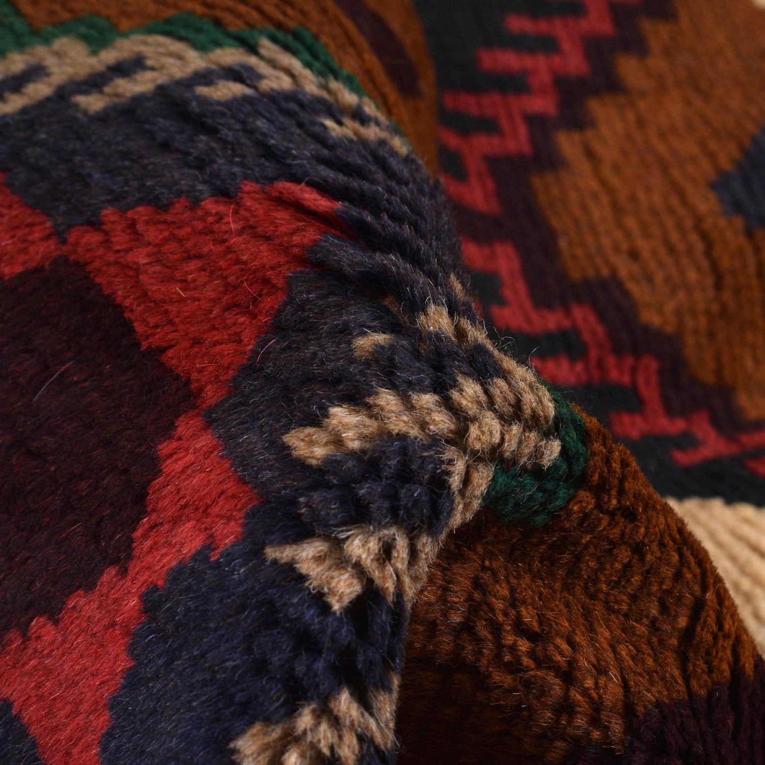 Handmade Kohistani Rug 6' 2" x 7' 10" ft / 187 x 240 cm - No. 8886