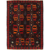 Handmade Kohistani Rug 5' 12" x 7' 9" ft / 182 x 235 cm - No. 8902